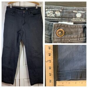 Mountain Hardwear Mens 34x32 (34x30) Gray Denim Pants Casual Outdoor Workwear